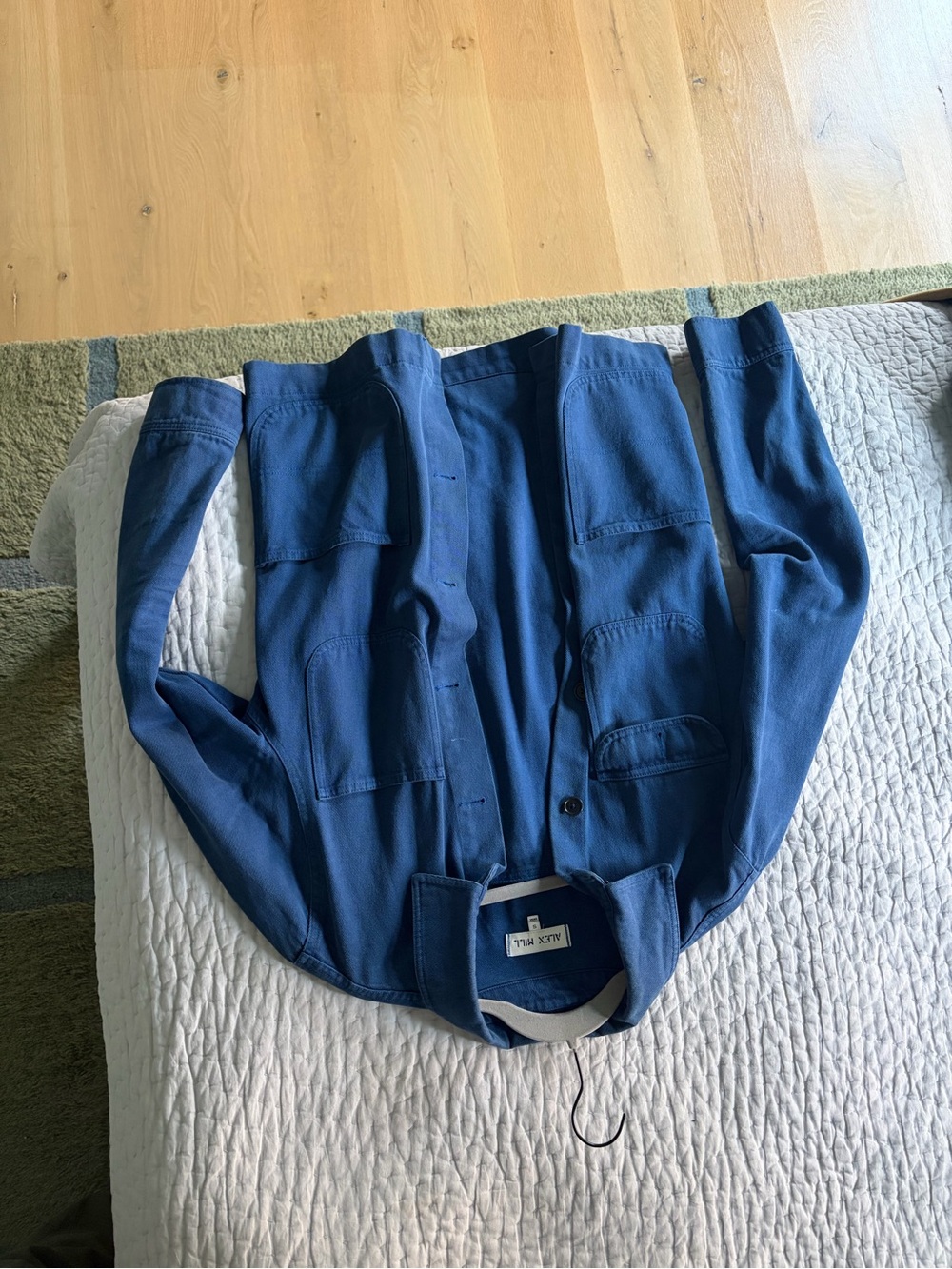Alex Mill Navy Blue Work Denim Jacket - Picture 3 of 3